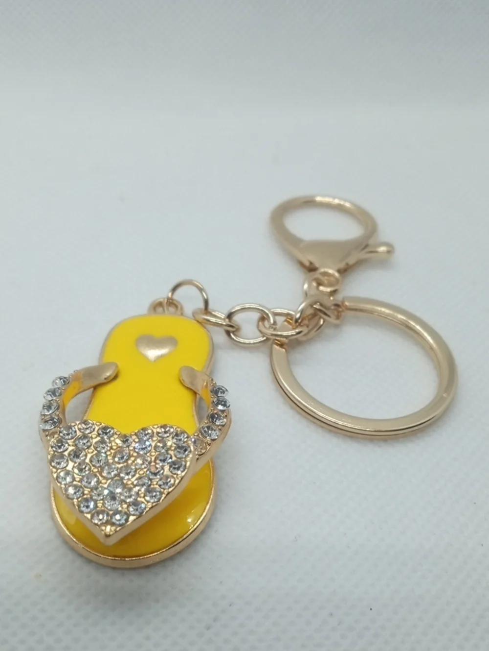 BEJEWELED FLIP-FLOP KEY/BAG CHAIN